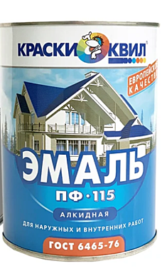 Эмаль КВИЛ ПФ-115 светло-зеленая 0,9кг