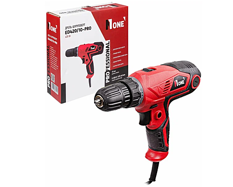 Шуруповерт сетевой NUMBER ONE ED420/10-PRO
