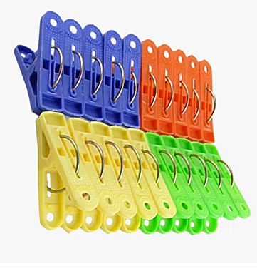 Прищепки для белья пластиковые 20шт Елабуга ПР-2