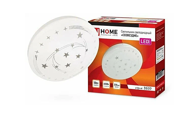 Светильник светодиодный IN HOME DECO 18Вт 230В 6500К 1170лм 230мм СОЗВЕЗДИЕ