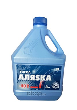 Тосол АЛЯСКА А-40 3кг 5068