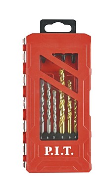 Набор сверл и бит P.I.T. 15пр ASET05-015A