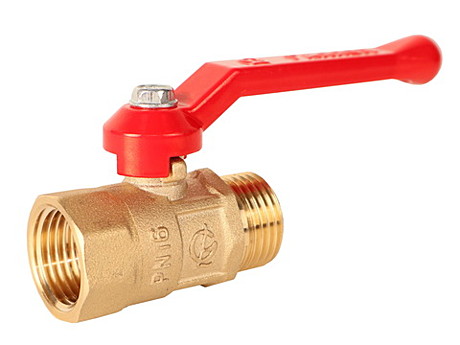 Шаровый кран ГАЛЛОП Практик Ду 15мм г/ш ручка латунь 121  