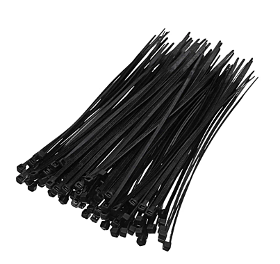Хомут  нейлоновый 7,6х400мм черные (25шт в уп) 47-9-457