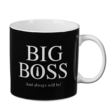 MILLIMI Биг Босс Кружка, 1л, фарфор, подарочная упаковка