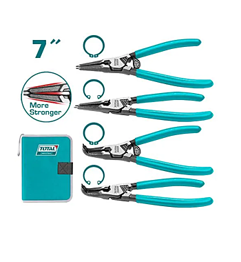 Набор съемников для стопорных колец TOTAL INDUSTRIAL THTJ214042