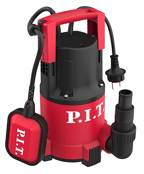 Насос P.I.T. PSW400-C1 дренажный (400Вт чист.вода, напор 7м произ-ть 133л/мин корпус ударпластик)