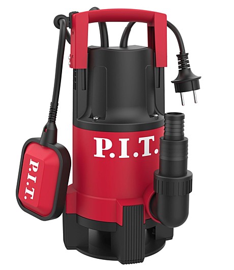 Насос P.I.T. PSW900-W1 дренажный (900Вт гряз.вода напор 10м, 150л/мин корпус ударпластик)