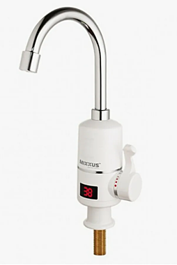 Водонагреватель проточный(смеситель) MIXXUS Electra 110-E на мойку c инд.темп. 16087