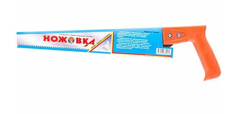 Ножовка по дереву 300мм шаг зуба 4мм пластмассовая ручка 42-3-017 23122