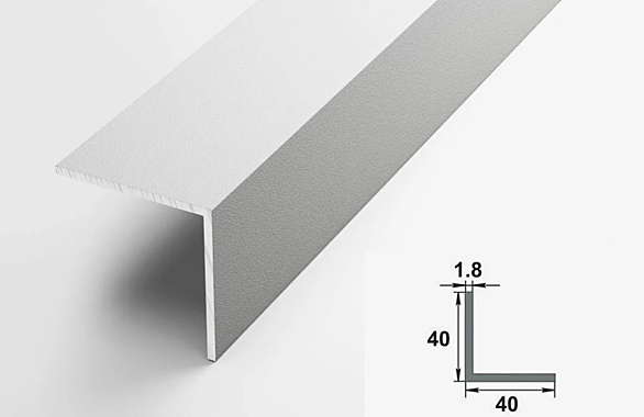 Профиль уголок 40х40х1,8мм 2м