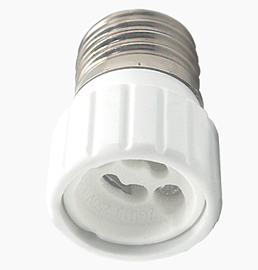 Европереходник Ecola с Е27 на GU10 белый A7G10WEAY