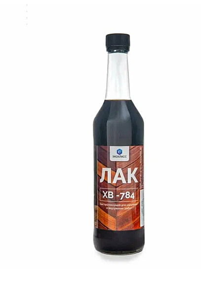 Лак ХВ 784 ЭКОКЛАСС 0,5л орех 