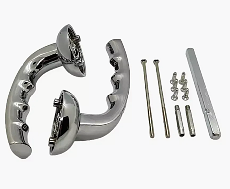 Ручка сплошная BZ-62 хром LEKSA 22192