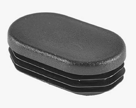 Заглушка трубы профильной 40х20мм овал (каблук) наружняя