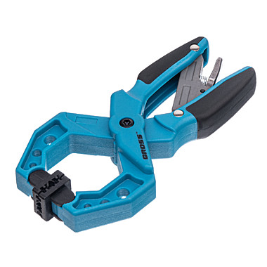 Струбцина клещеобразная пл.корпус храповый механизм жесткой фиксации 1-1/2