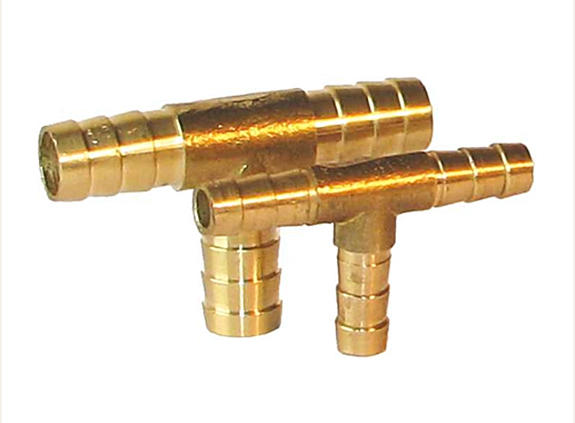 Тройник для рез.шлангов 8мм латунь LEXLINE 517745