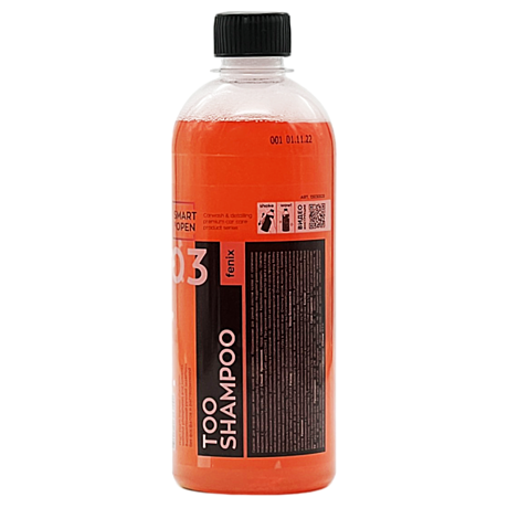 Высокопенный ручной шампунь SMART TOO SHAMPOO 03 500мл без фосфатов и растворителей FENIX