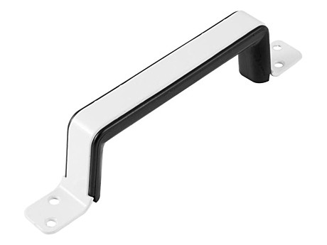 Ручка дверная 100мм пластиковая вставка полимерное покрытие 70-0-823