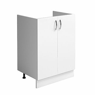 Тумба 60*50 ЛДСП Белый 2 двери