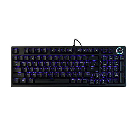 BY Игровая клавиатура проводная механическая Scutum FULL SIZE 96 кл., Outemu 
