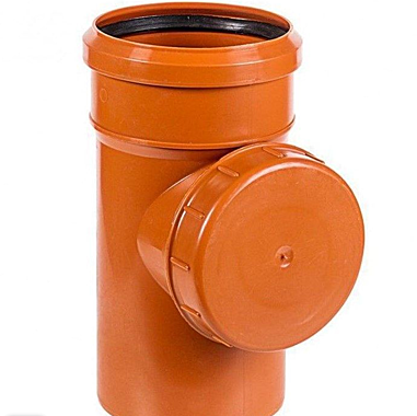 Ревизия 160 для наруж.канализации МультиМир рыжая РЕВ НК 160
