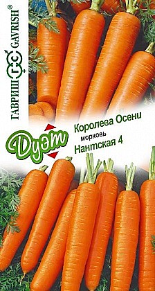 Семена: ДУЭТ Морковь К.осени+Нантс. 4г G