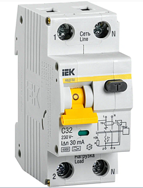 Автомат дифференциальный АВДТ 32 С32 IEK MAD22-5-032-C-30 
