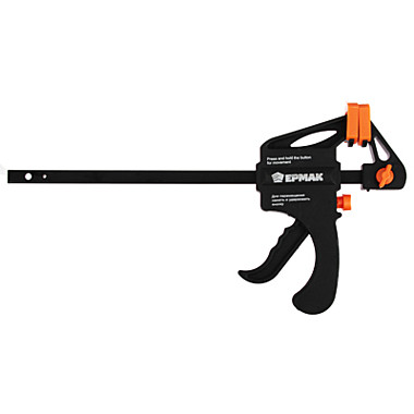 Струбцина ЕРМАК универсальная F-образная 150х265х45 пластмассовый корпус 668-045