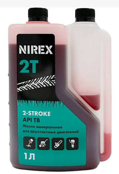 Масло NIREX 2-х такт минеральное API TB 1л с дозатором
