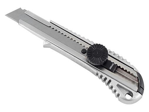 Нож для бумаги 18мм Aluminium-twist винтовой фиксатор 19-0-312