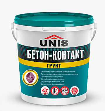 Грунтовка UNIS бетон-контакт 4кг