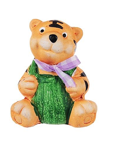 СНОУ БУМ Сувенир тигренок, керамика, 6,5х5,8х7,5см, 2 дизайна 398-266