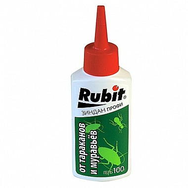 Гель от тараканов, муравьев Зиндан Профи 100г Rubit