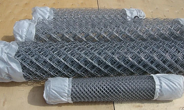 Сетка рабица 1,5м 55х55х1,8мм (1,5х10) оцинкованная (15м2)