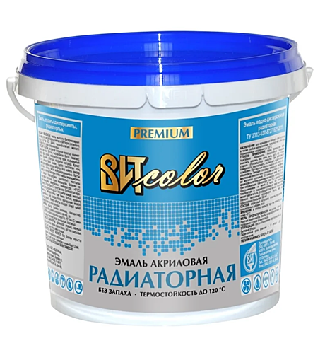 Эмаль для радиаторов ВИТ color 0.9кг водно-дисперсионная