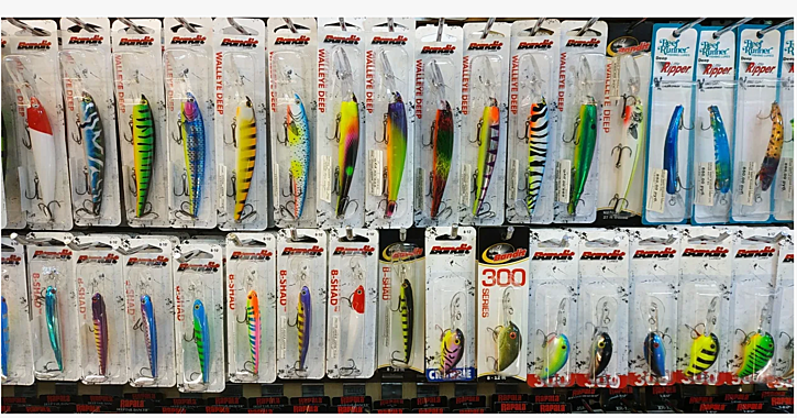 Воблер на блистере