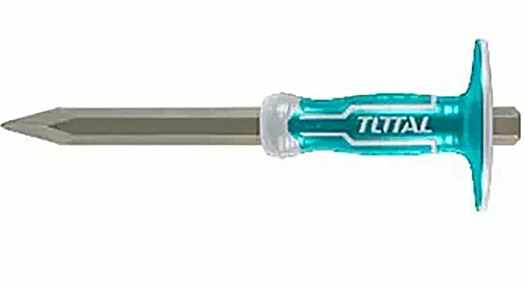 Зубило конусное 305х19х4мм обрезин.ручка TOTAL INDUSTRIAL THT4421219