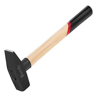 Молоток слесарный 1000г квадратный боек дерев.ручка // MATRIX 10236