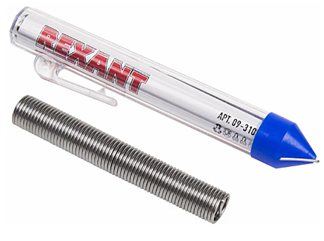Припой REXANT с канифолью 20гр 1,0мм 09-3103