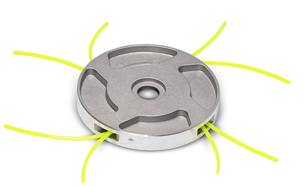 Катушка для бензотриммера ХОПЕР WTH908 алюминиевая универ. (4 линии д. лески) круг пакет