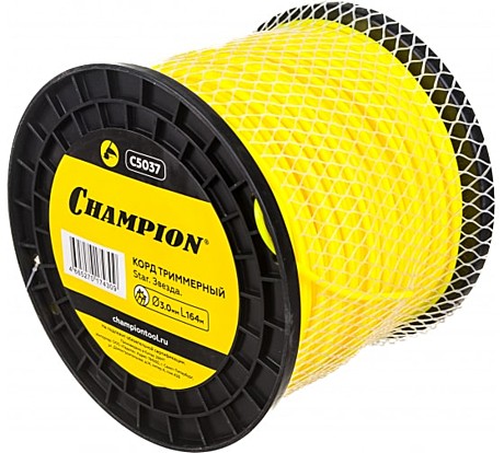 Леска для триммера CHAMPION Star звезда 3.0мм 164м С5037