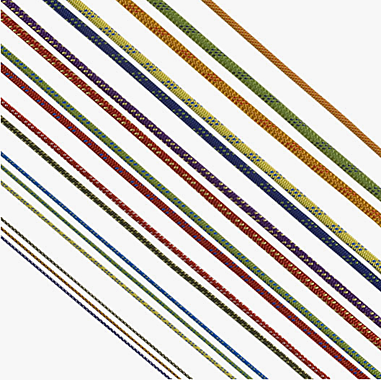 Шнур 5мм 20м пестрый