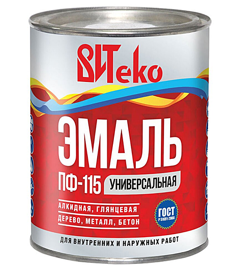 Эмаль ВИТЕКО ПФ-115 хаки 0,8кг