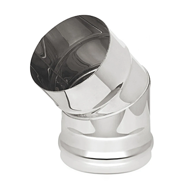 Колено 45*110 0,5мм нерж