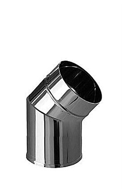 Колено 45*125 0,5мм нерж