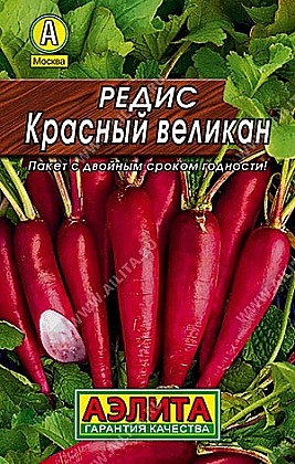 Семена: Редис Красный великан (ЦЛ) 2г А