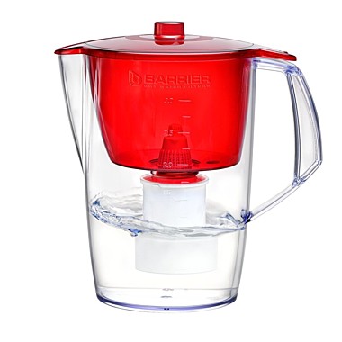 Кувшин фильтр для воды БАРЬЕР-Лайт красный 3,6л