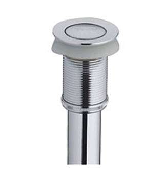 Выпуск для сифона click-clack цельномет.пробка 38мм с переливом F66-2 хром