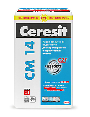 Клей для плитки CERESIT СМ 14/5 EXTRA 5кг